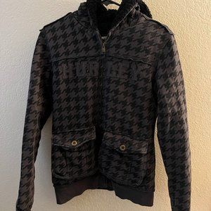 Hurley Fur Jacket Sz Medium Womens